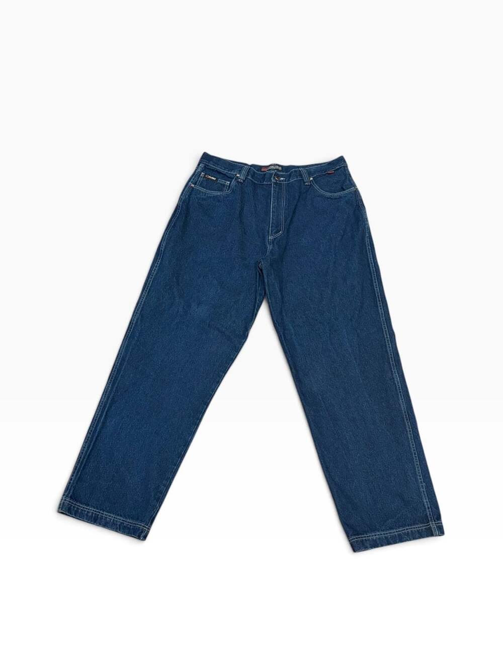 Vintage FUBU Apparel Company Dark Blue Denim Jeans Size W40 L34